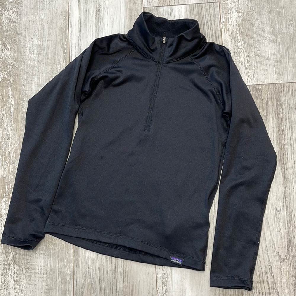 Patagonia Kids Capilene Heavyweight baselayer Size:5-6 black